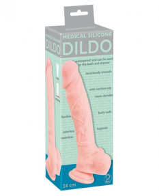 Фаллоимитатор реалистик Medical Silicone Dildo 24 см, 5266900000