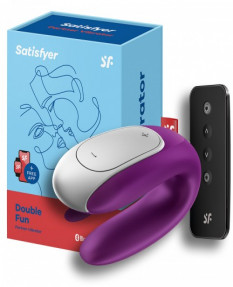 Смарт-вибратор для пар Satisfyer Double Fun фиолетовый, 4002460