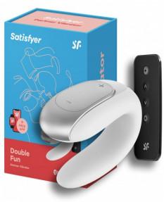 Смарт-вибратор для пар Satisfyer Double Fun белый