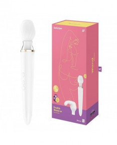Вибромассажер Satisfyer Double Wand-er белый, 4061504001791