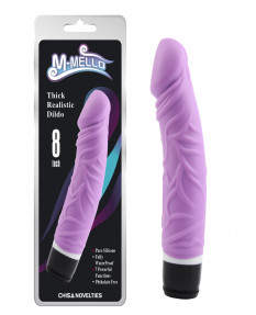 Вибратор Thick Realistic Dilio Purple