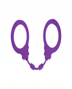 Силиконовые наручники Party Hard Suppression Purple, 1167-02