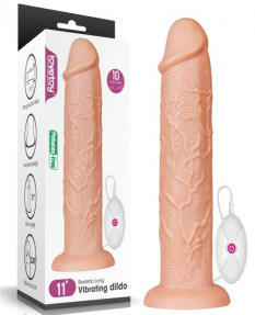 Фаллоимитатор реалистичый с присоской LoveToy Long Dildo 28см