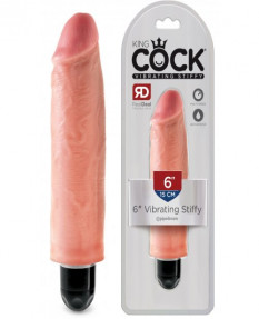 Реалистичный вибратор King Cock Vibrating Stiffy Light 15 см, PD5521-21