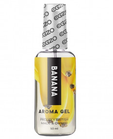 Оральный гель-лубрикант EGZO AROMA GEL - Banana, 50 мл
