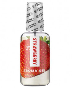 Оральный гель-лубрикант EGZO AROMA GEL - Strawberry, 50 мл