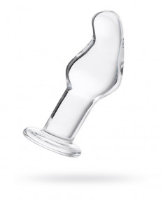 Анальная втулка SEXUS GLASS, стекло, прозрачная, 14,5 см, Ø 4 см, 912188
