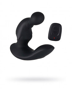 Стимулятор простаты LEVETT NERO, силикон, черный, 12 см, 15058