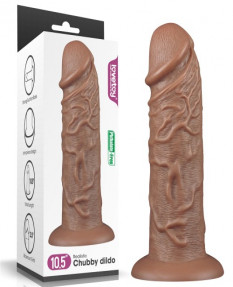 Фаллоимитатор реалистичый с присоской LoveToy Chubby Dildo 27 см, LV111011