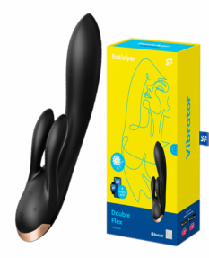 Смарт-вибратор Satisfyer Double Flex черный, 4002583