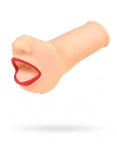 Мастурбатор реалистичный TOYFA JUICY PUSSY JUICY LIPS, рот, TPR, телесный, 12,6 см, 893005