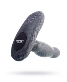 Стимулятор простаты LEVETT ANCUS, силикон, черный, 11 см, 18001B