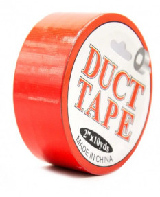 Бондажная лента Duct Tape красная 15 м, 362000015