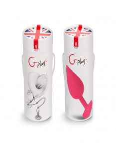 Инновационная анальная пробка с вибрацией Gvibe Gplug, 10,5 см (ex. Fun Toys) (розовый)