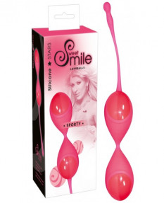 Вагинальные шарики Smile Balls розовые, 5038350000