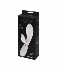 ПЕРЕЗАРЯЖАЕМЫЙ ВИБРАТОР INDEEP MALENA WHITE