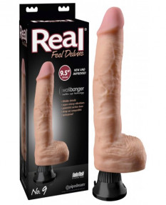 Фаллоимитатор с вибрацией Real Feel Deluxe No.9 24 см