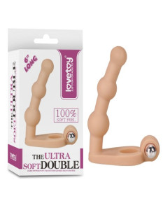 Насадка для двойного проникновения с вибро The Ultra Soft Bead 6 320104