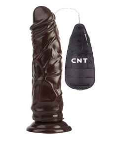 ВИБРАТОР CNT 8.4'' STUD REALISTIC DILDO BROWN 180106D