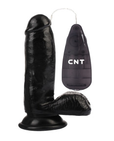 Вибратор CNT 6.7'' STUD REALISTIC DILDO BLACK CNT-180089B