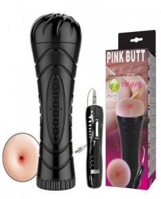 Мастурбатор-попка в колбе с 7 режимами вибрации Pink Butt, BM-00900T27Z-1
