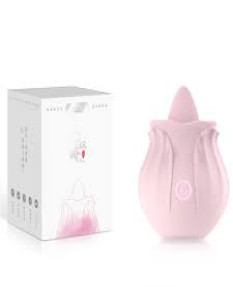 Клиторальный стимулятор с подвижным язычком, USB-зарядка, 803191