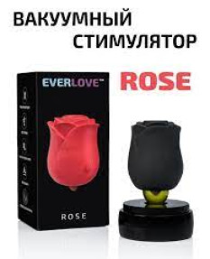 Клиторальный стимулятор с язычком, USB-зарядка, красный, 37561