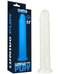 Светящийся в темноте фаллос на присоске Lumino Play Dildo 21 см, LV319021