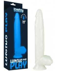 Светящийся в темноте фаллос на присоске Lumino Play Dildo 26 см, LV319023