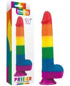 Радужный фаллоимитатор Prider Dildo 23 см, LV410028