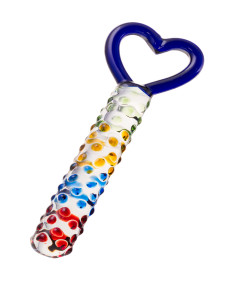 Нереалистичный фаллоимитатор Sexus Glass, стекло, прозрачный, 22,5 см, 912017