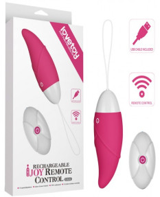 Виброяйцо с пультом ДУ  Ijoy Wireless Remote Control Rechargeable EggБ, USB-зарядка, LV1567Pink