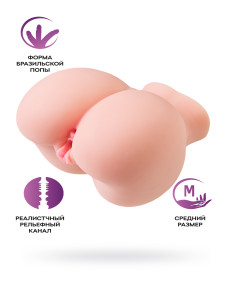 Мастурбатор реалистичный Juicy Pussy Giovanna, TPE, телесный, 20 см, 893042