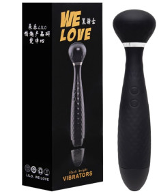 Вибромассажер WE LOVE, с вакуумной стимуляцией, 21 см, 88841