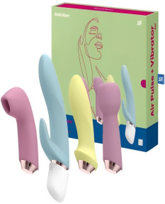 Набор из четырех игрушек Satisfyer Marvelous Four Vibrator & Air Pulse Set, 4009612