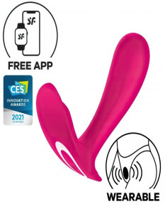 Вагинальный смарт-стимулятор для ношения Satisfyer Top Secret розовый, 4003382