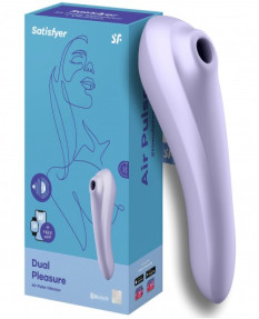 Клиторальный смарт-стимулятор с вибрацией Satisfyer Dual Pleasure сиреневый, 4003108